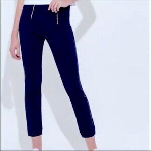 Kit And Ace Zipper Straight and Narrow Trouser Pants Slacks Blue Navy Size 2